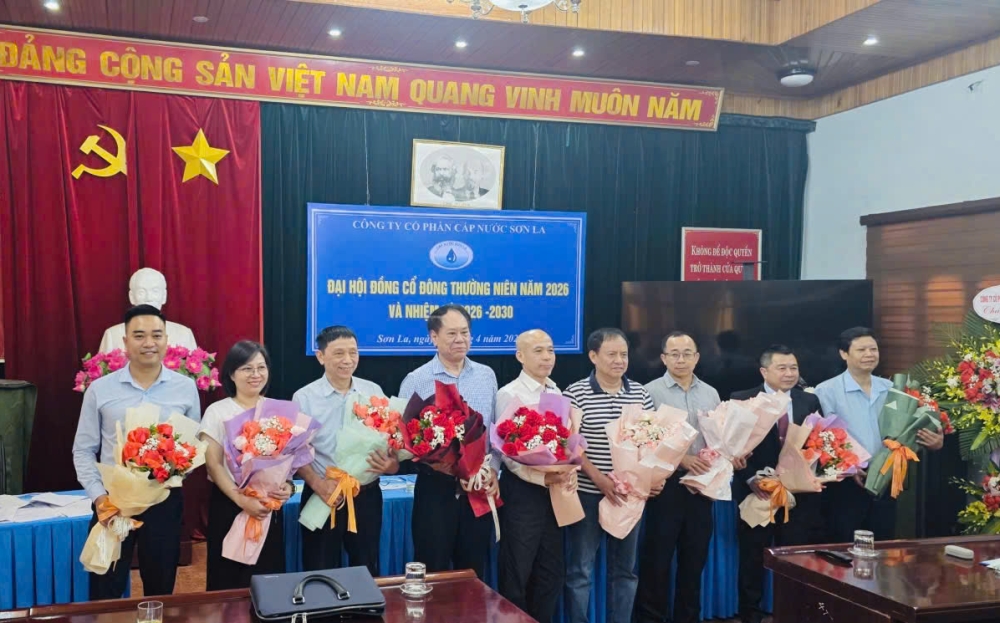 ĐẠI HỘI ĐỒNG CỔ ĐÔNG THƯỜNG NIÊN NĂM 2026 VÀ NHIỆM KỲ 2026 – 2030 CÔNG TY CỔ PHẦN CẤP NƯỚC SƠN LA